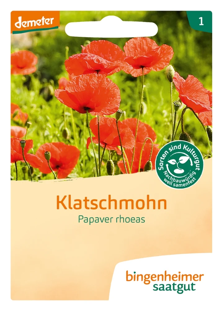 BIO Saatgut Klatschmohn