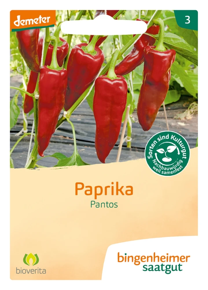BIO Saatgut Paprika Pantos