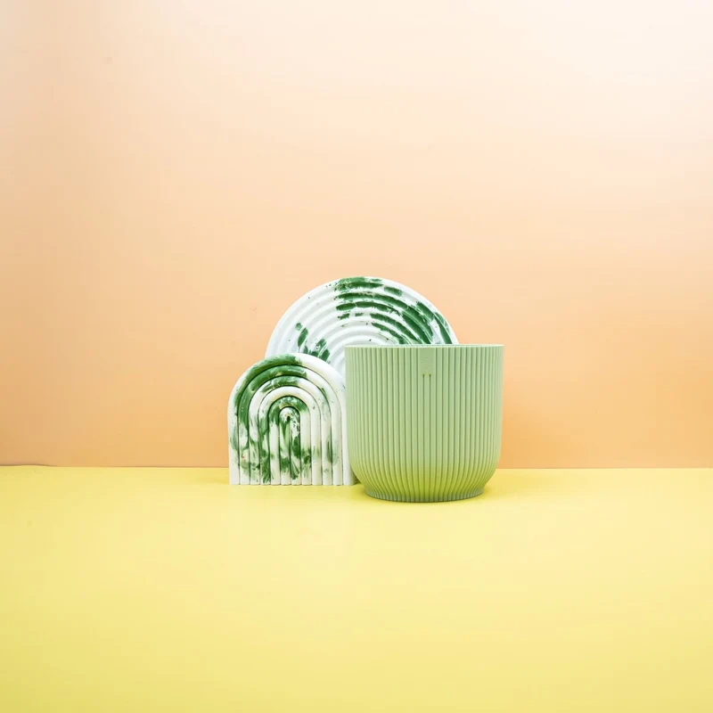 ÜBERTOPF ELHO VIBES FOLD RUND SORBETGRÜN