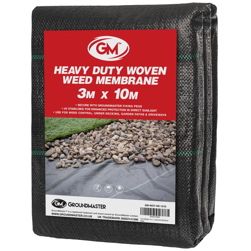 GroundMaster 3m breites Hochleistungs-Unkrautbekämpfungsgewebe