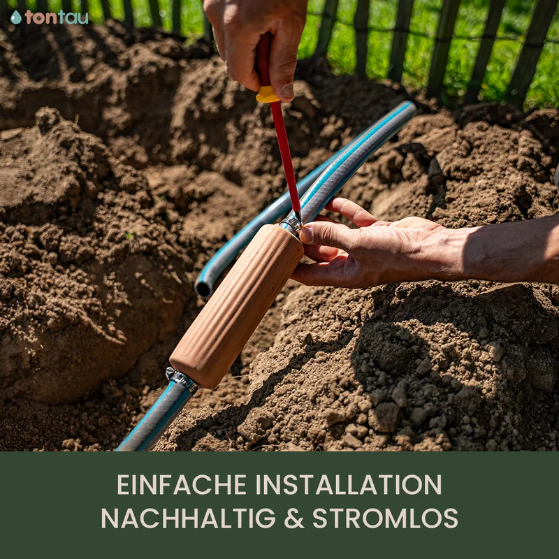 tontau TWO - Bewässerungssystem aus Ton für den Garten