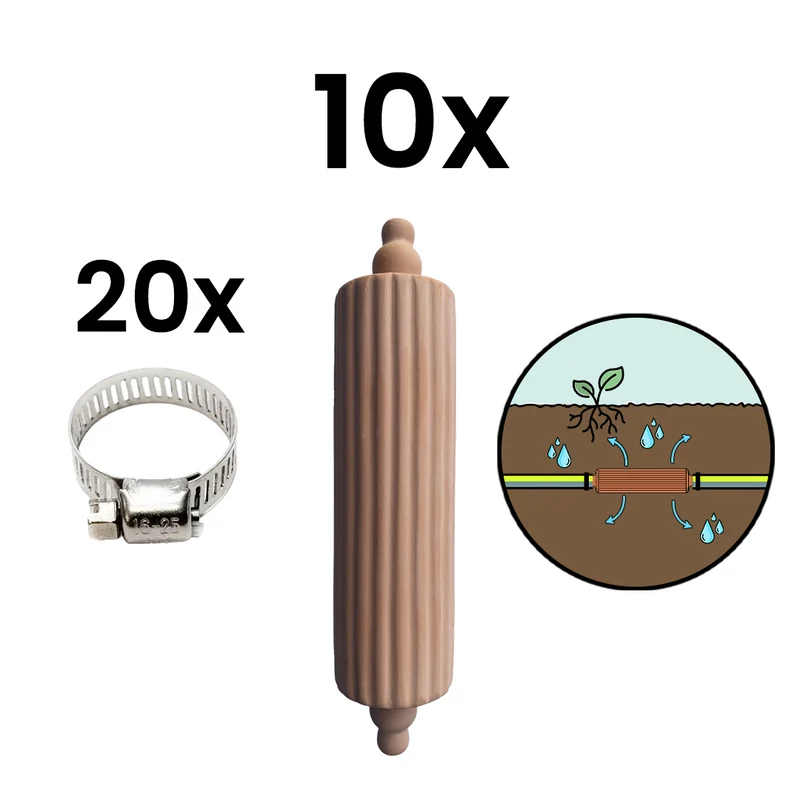 tontau TWO - Bewässerungssystem aus Ton für den Garten