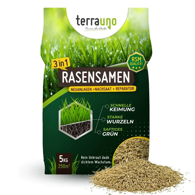 Rasensamen - Nachsaat, Reparatur und Neuanlage