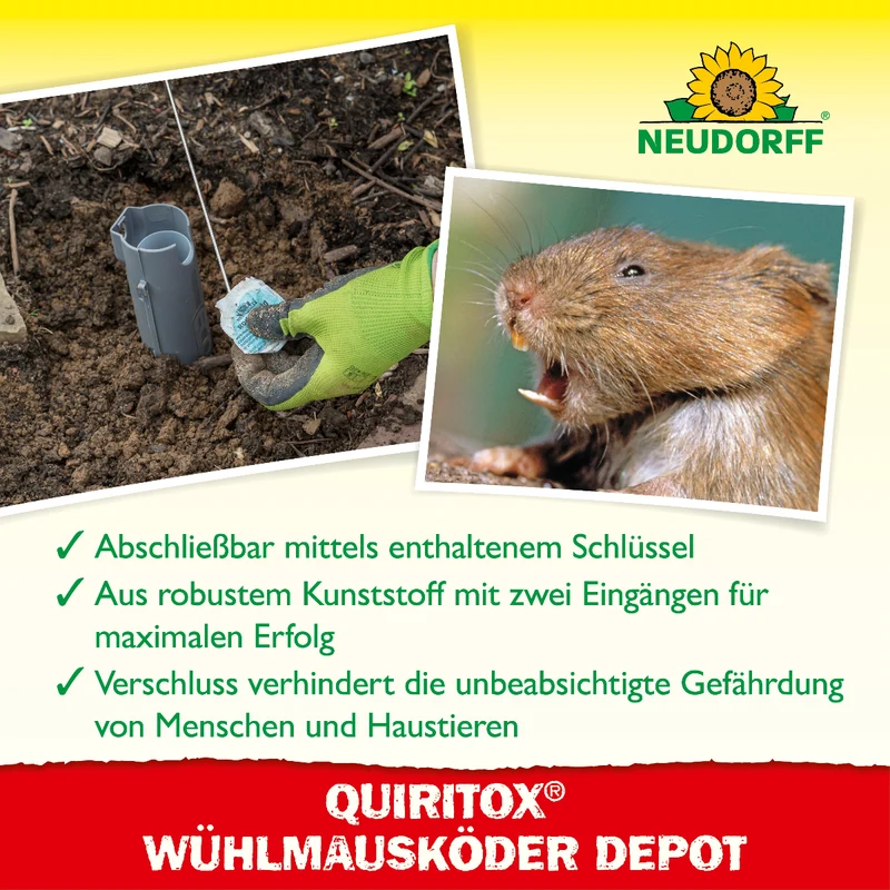 Quiritox WühlmausKöder Depot