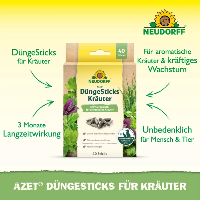 Azet Düngesticks für Kräuter