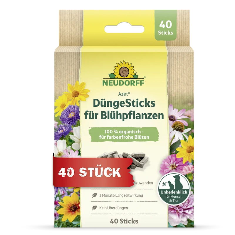 Azet Düngesticks für Blühpflanzen