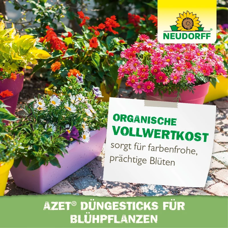 Azet Düngesticks für Blühpflanzen