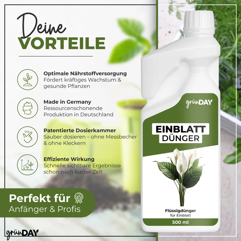 Einblatt-Flüssigdünger 500 ml