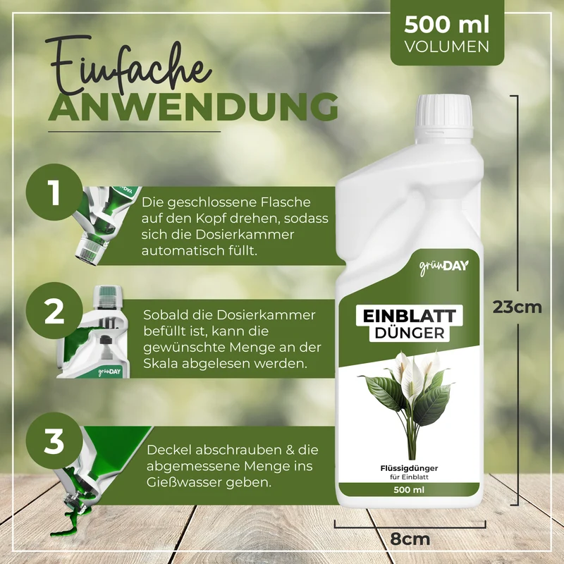 Einblatt-Flüssigdünger 500 ml