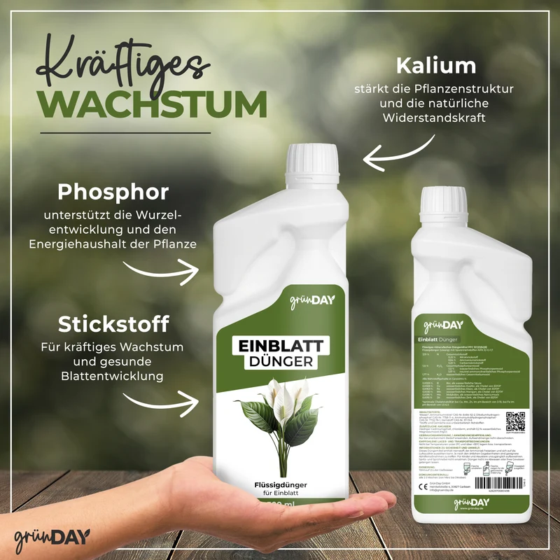 Einblatt-Flüssigdünger 500 ml