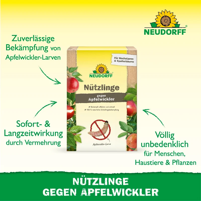 Nützlinge gegen Apfelwickler