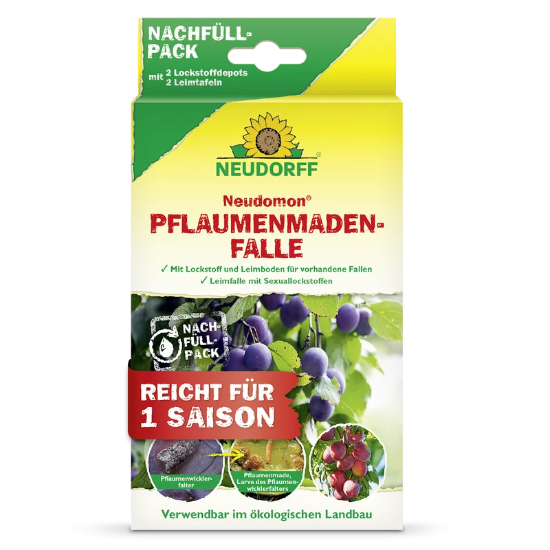 Neudomon PflaumenmadenFalle Nachfüllpack