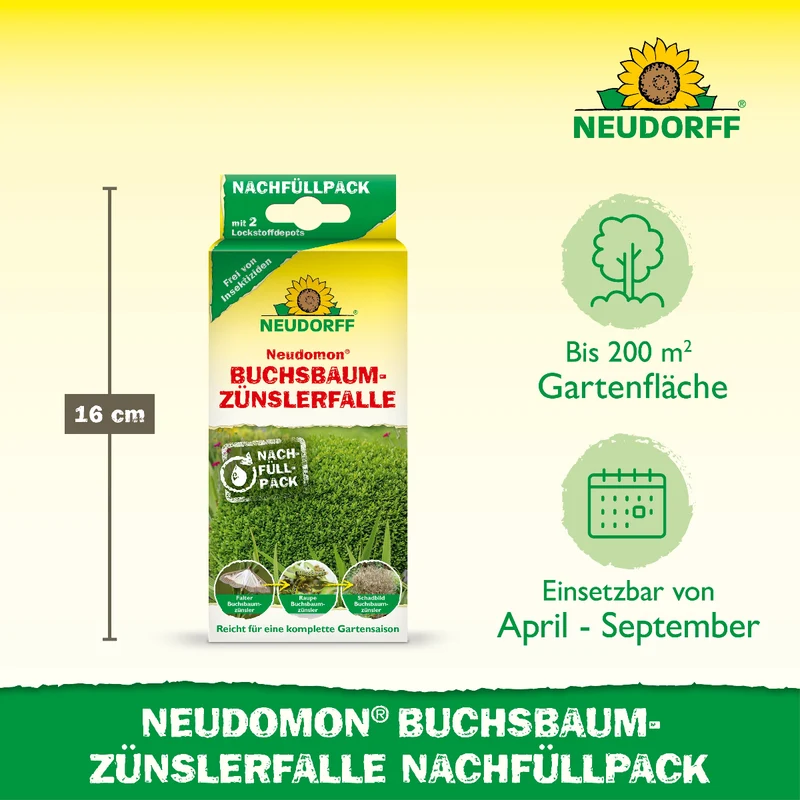 Neudomon BuchsbaumzünslerFalle Nachfüllpack
