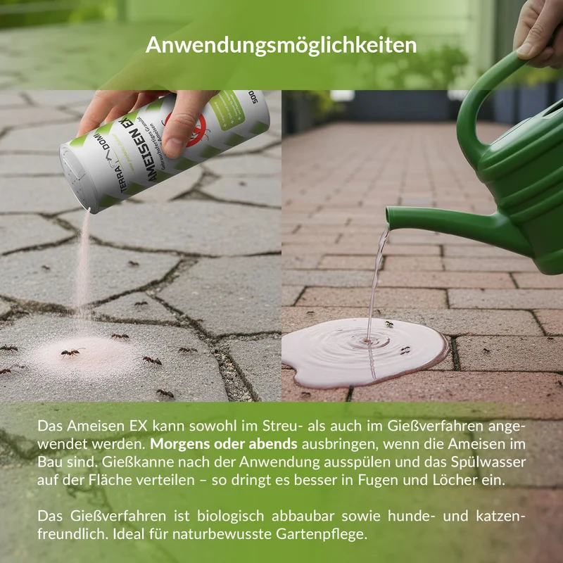 Ameisengift I Streu- & Gießmittel I Insektizid mit Langzeitwirkung