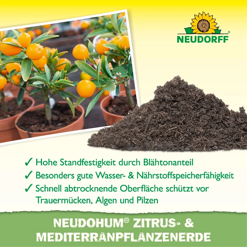 NeudoHum Zitrus- & MediterranpflanzenErde