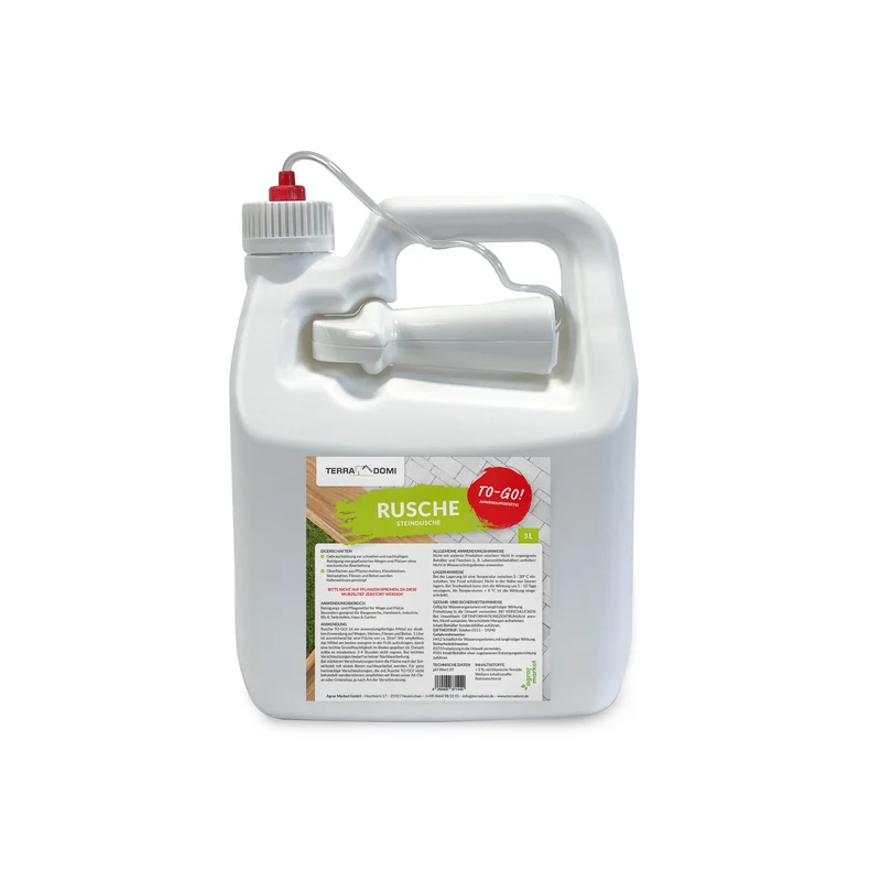TerraDomi Rusche to Go 3 Liter | Anwendungsfertiger Steinreiniger