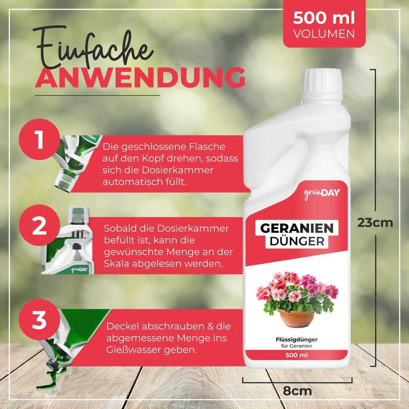 Geranien-Flüssigdünger 500 ml