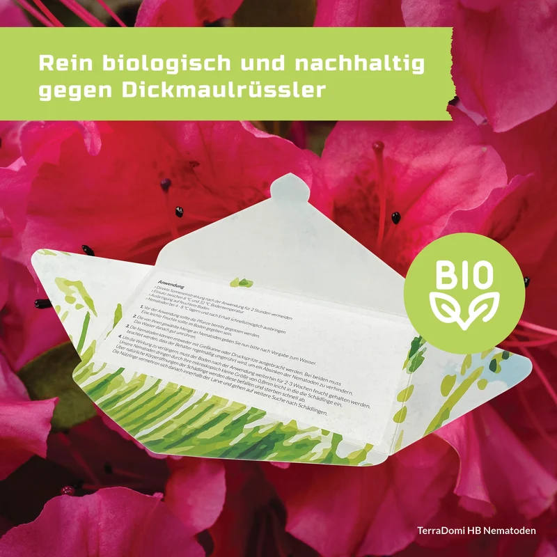 TerraDomi HB Nematoden gegen Dickmaulrüssler, Engerlinge und Käferlarven