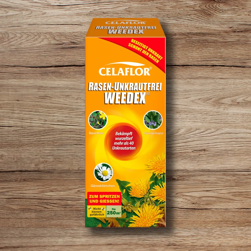 Celaflor Rasen-Unkrautfreí WEEDEX schont den Rasen bis 250m2