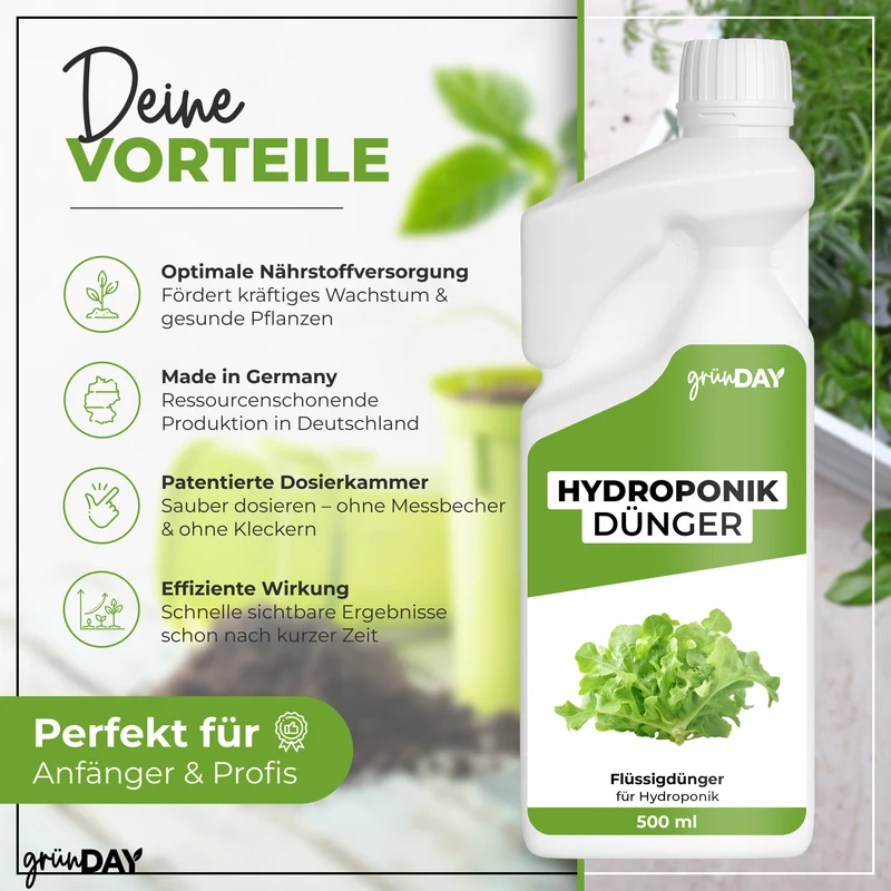 Hydroponik-Flüssigdünger 500 ml