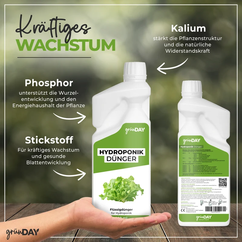 Hydroponik-Flüssigdünger 500 ml