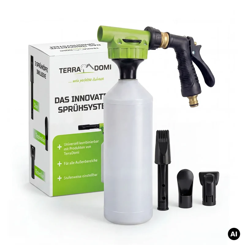 TerraDomi Innovatives Sprühsystem, multifunktionales Handsprühgerät