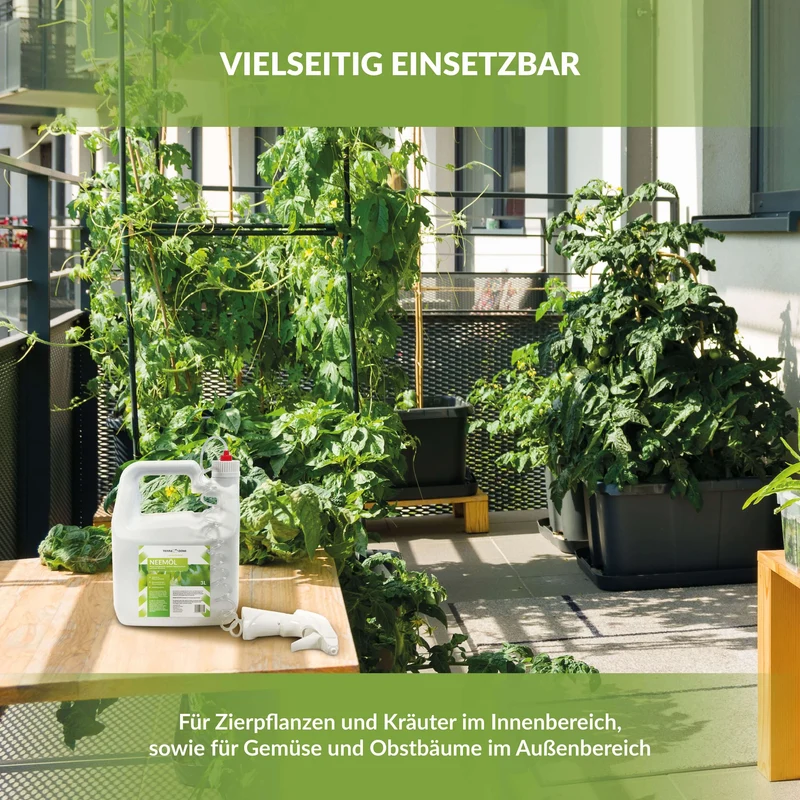 Neemöl 3 Liter | anwendungsfertiges Pflanzenhilfsmittel für Innen und Außen