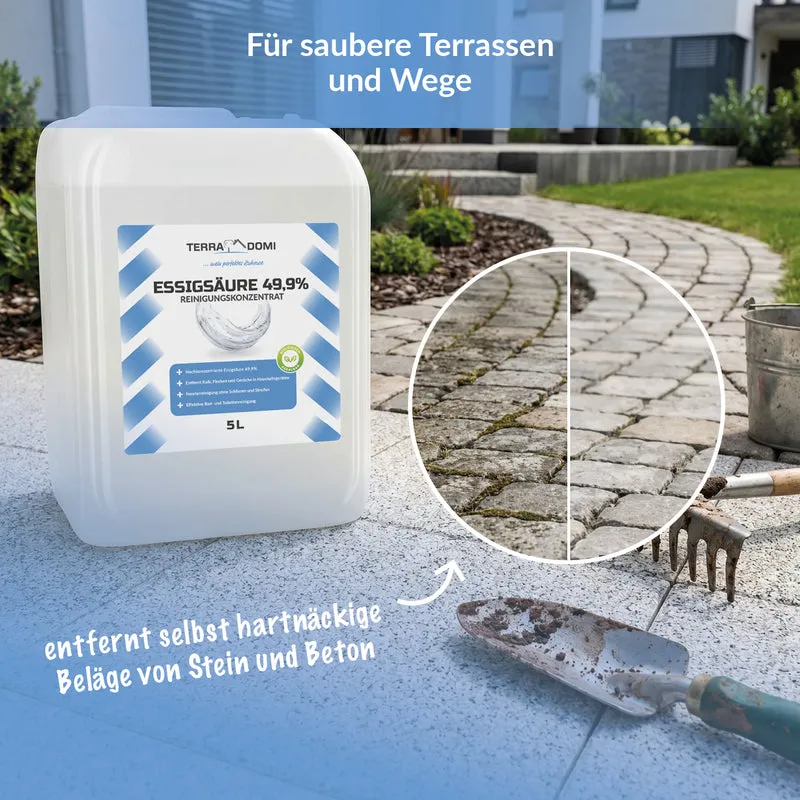 Essigsäure 49,9 % – Reinigungskonzentrat, biologisch abbaubar