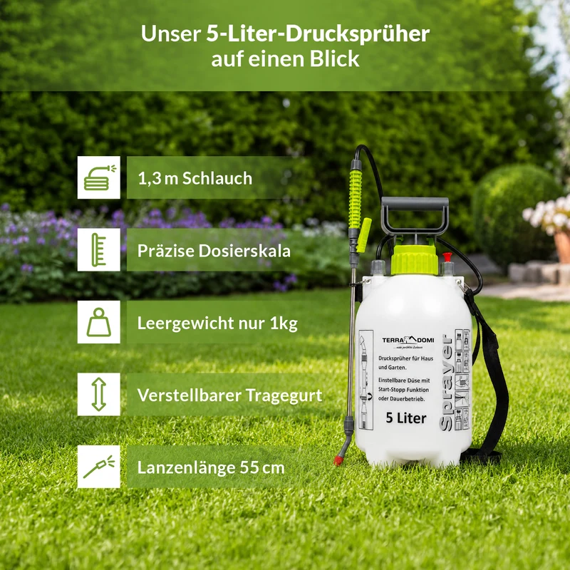 Drucksprüher 5L + TerraNano Steinimprägnierung (Bundle)