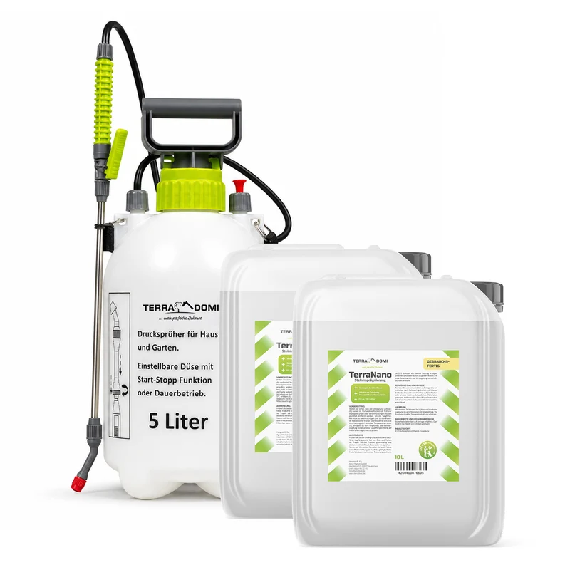 Drucksprüher 5L + TerraNano Steinimprägnierung (Bundle)