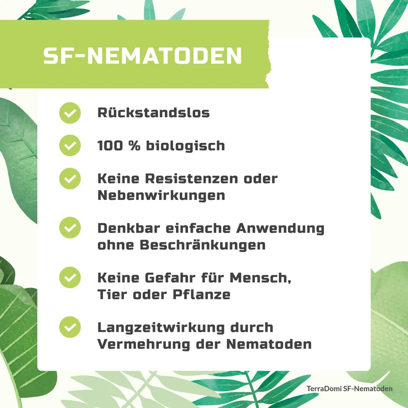 TerraDomi SF Nematoden gegen Trauermücken