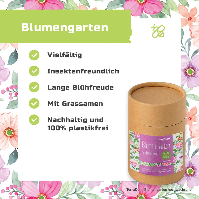 Blumen-Garten 200g hochwachsende Wildmischung