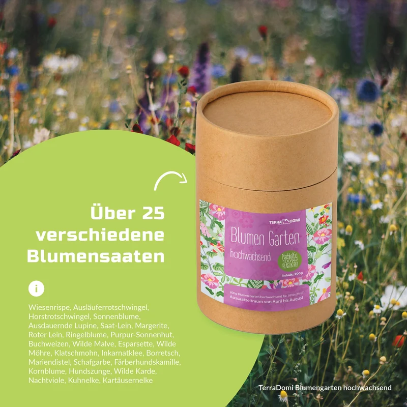 Blumen-Garten 200g hochwachsende Wildmischung