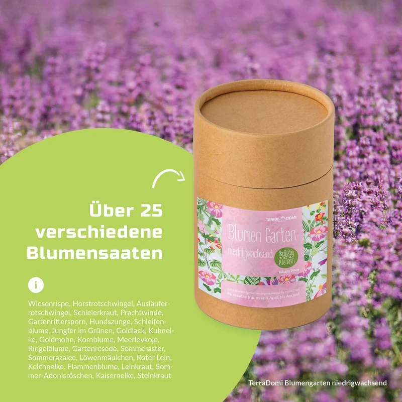 Blumen-Garten 200g niedrigwachsende Blumenmischung