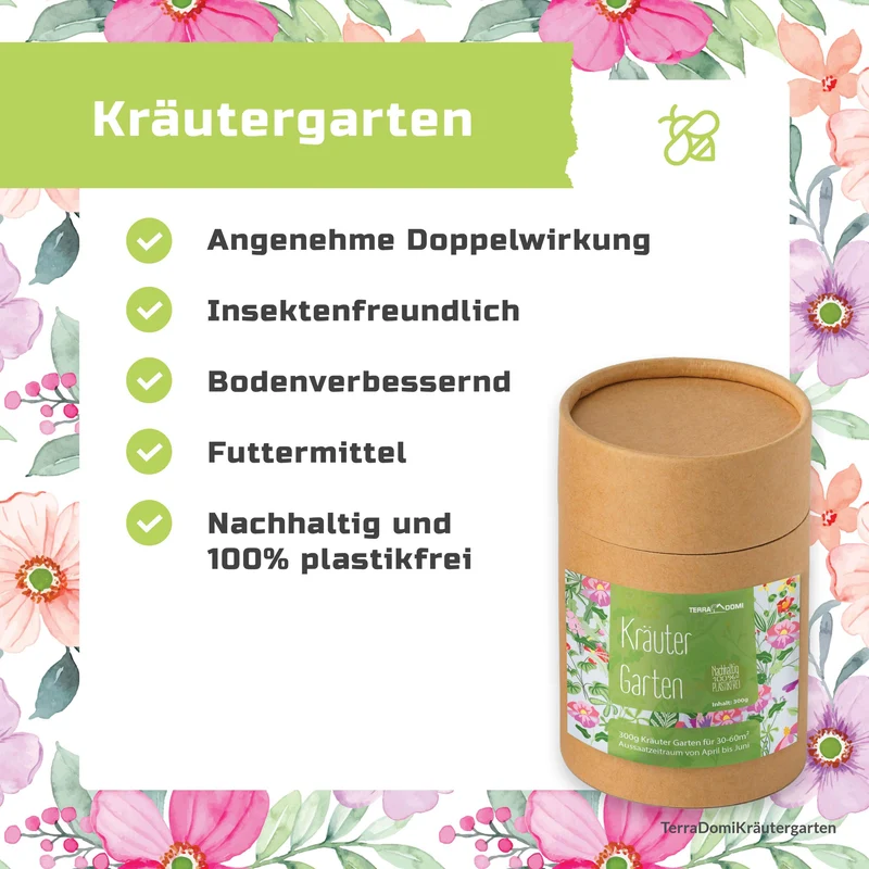 Kräuter-Garten 300g I Mischung mit duftigen Kräutern