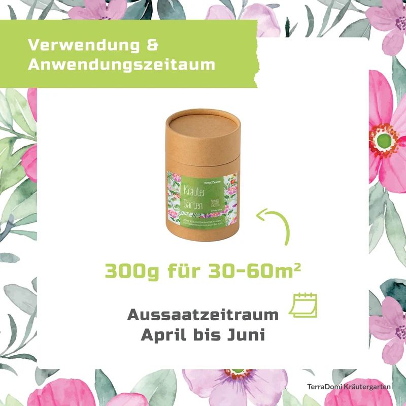 Kräuter-Garten 300g I Mischung mit duftigen Kräutern