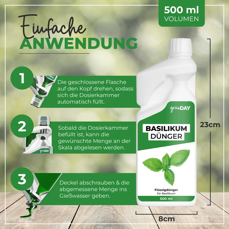 Basilikum-Flüssigdünger 500 ml