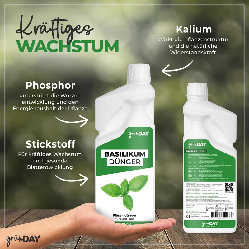 Basilikum-Flüssigdünger 500 ml