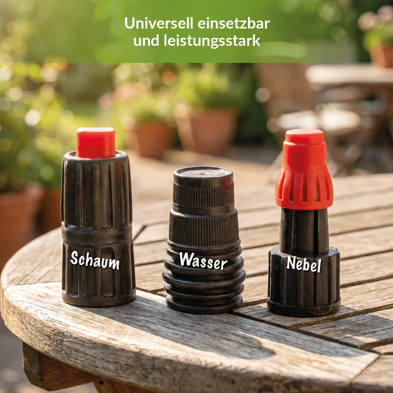 TerraDomi Schaumsprühgerät 3 Liter | Drucksprüher mit austauschbaren Schaumeinsätzen