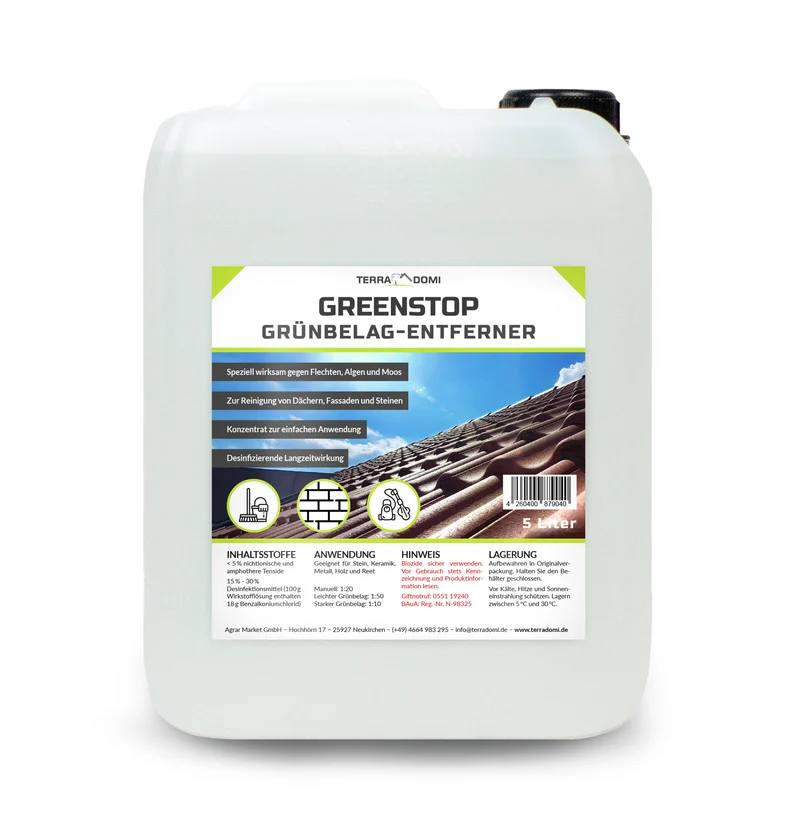 Greenstop Grünbelagentferner für den Außenbereich