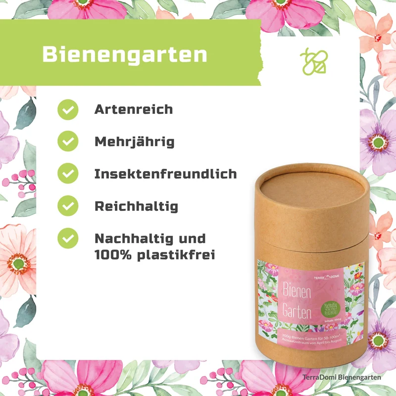 Bienenmischung 300g | Honigpflanzen für reichhaltigen Nektar