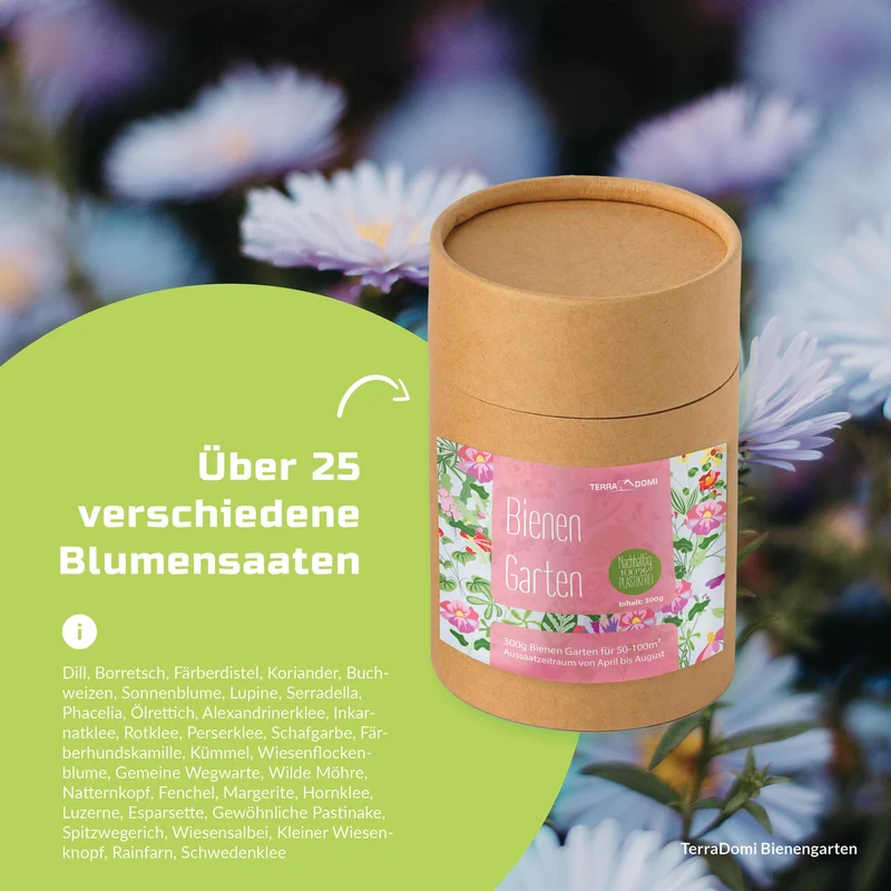 Bienenmischung 300g | Honigpflanzen für reichhaltigen Nektar