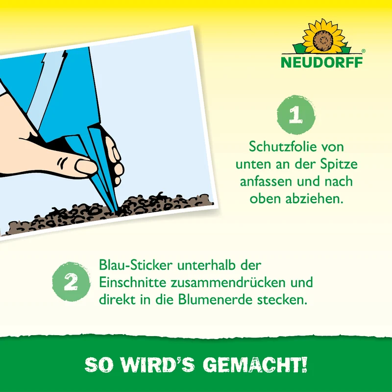 Blau-Sticker