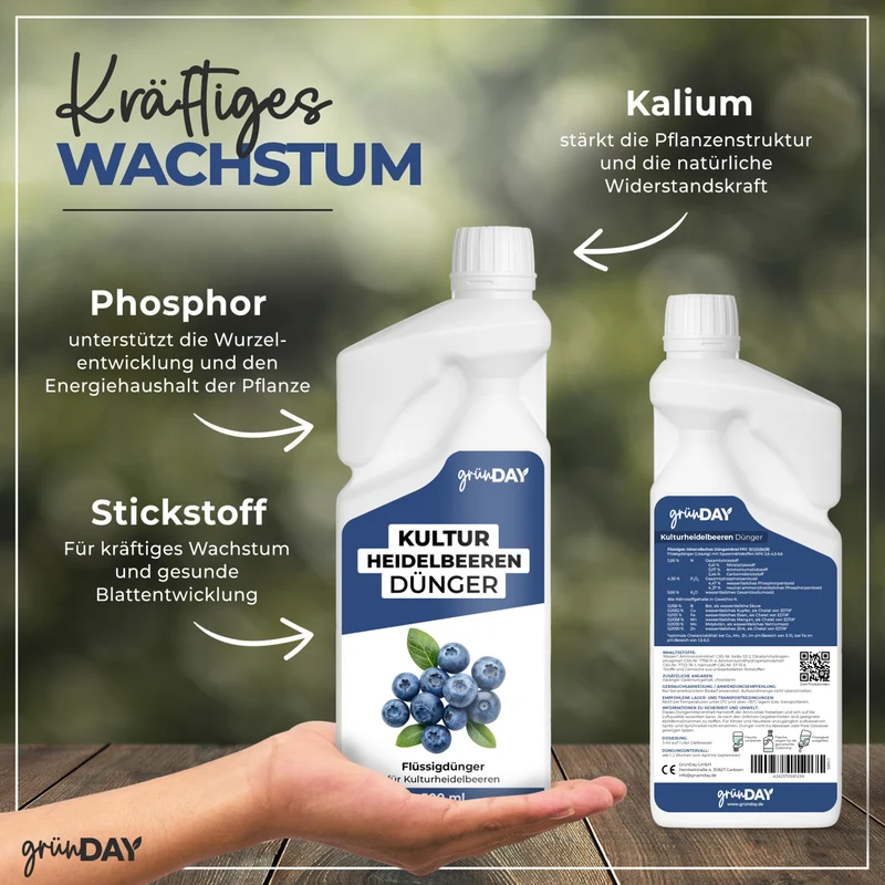 Kulturheidelbeeren-Flüssigdünger 500 ml