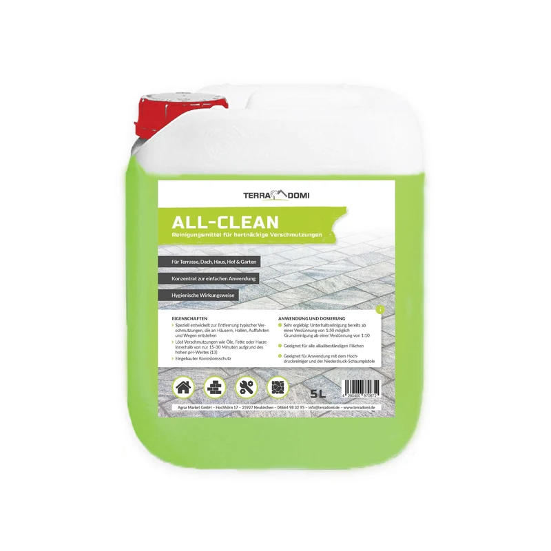 ALL-Clean - 5 L Reinigungsmittel für hartnäckige Verschmutzungen