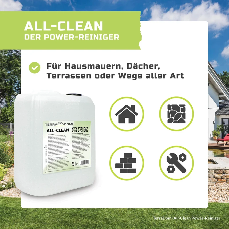 ALL-Clean - 5 L Reinigungsmittel für hartnäckige Verschmutzungen