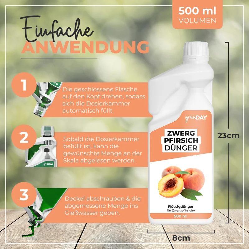 Zwergpfirsich-Flüssigdünger 500 ml
