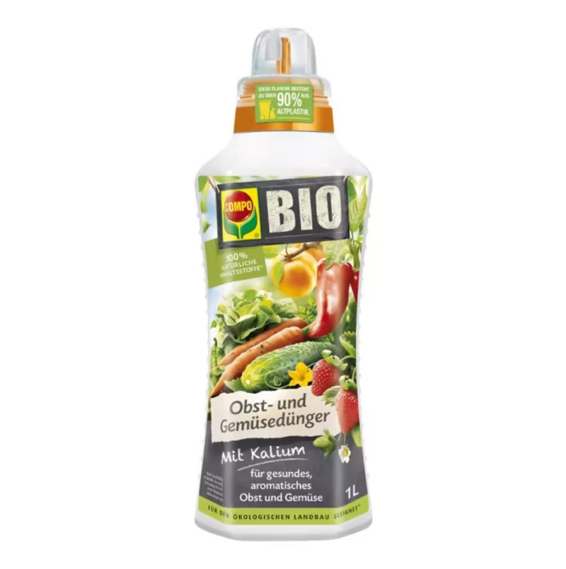 COMPO BIO Obst- und Gemüsedünger 1l Flasche