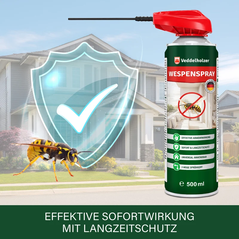 Wespenspray 500ml – Sofort- & Langzeitwirkung gegen Wespen