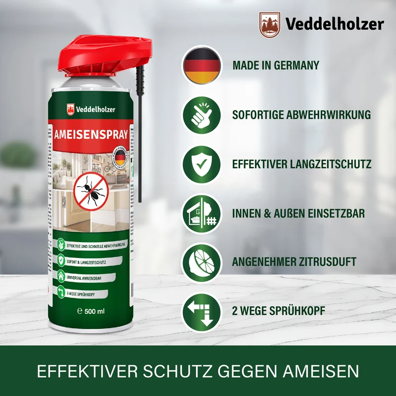 Ameisenspray 500ml – Sofort- & Langzeitwirkung gegen Ameisen